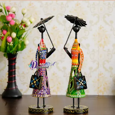 Umbrella Lady set of 2 (Homedecor)