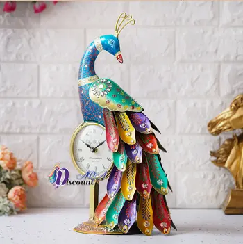 Peacock Clock